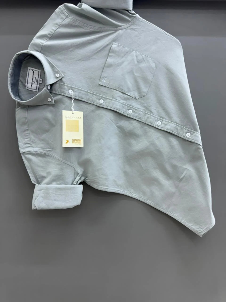 Oxford Cotton BD- Light Grey