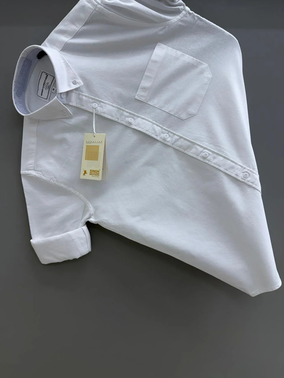 Full Sleeve Shirt Oxford Cotton White
