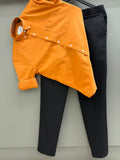 Cotton oxford shirt with formal pant